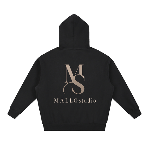 Essential Oversized Boxy Fit Fleece Hoodie
