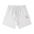 Unisex Earth Tone Loose Fit Cotton Shorts