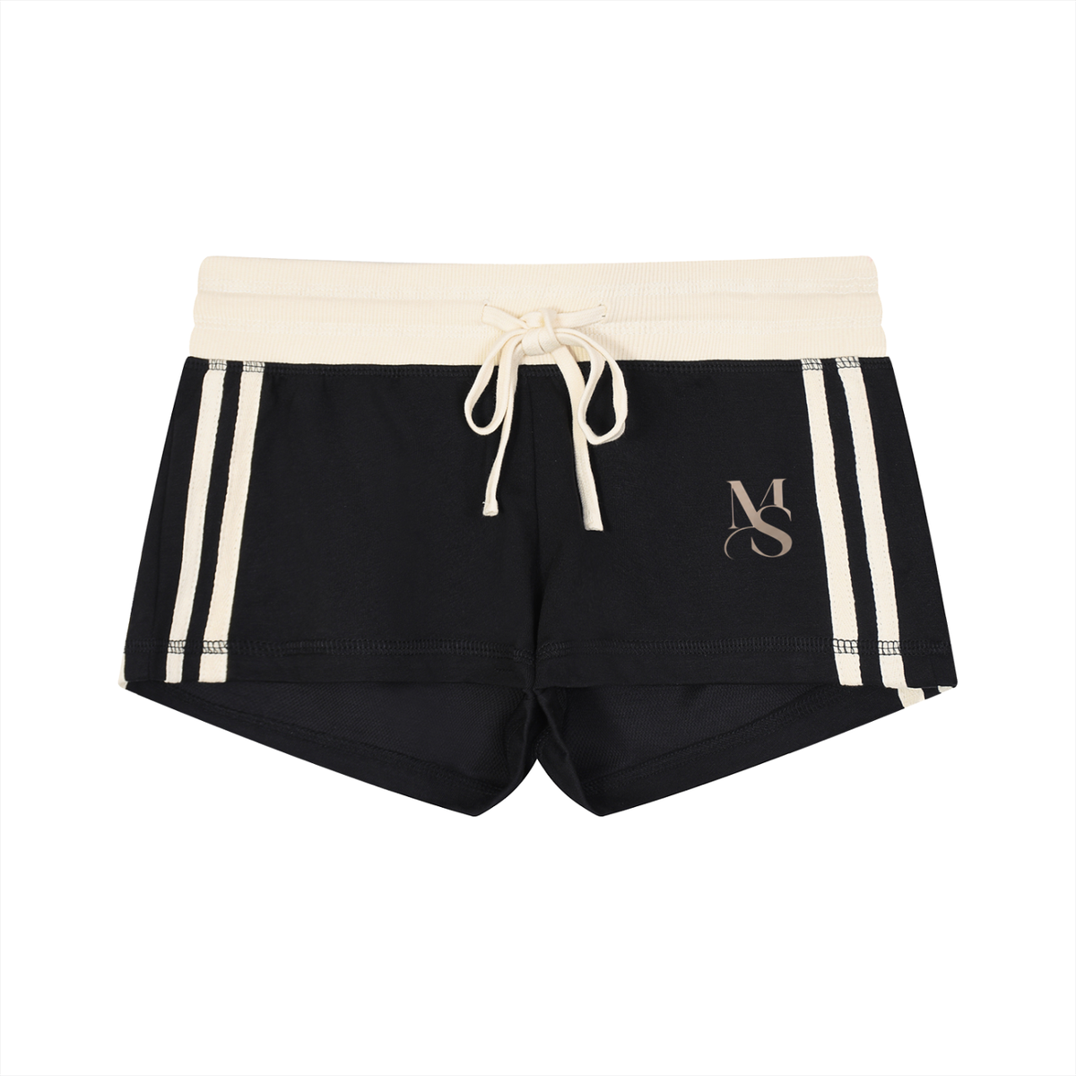 Women's Contrast Stripe Track Shorts